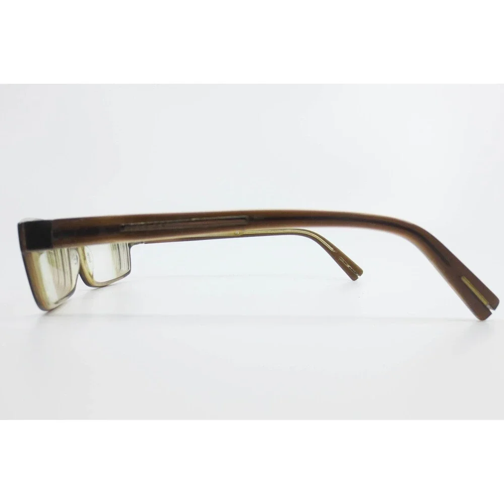 Hugo Boss 0104 OGF Brown Rectangular Eyeglasses Frames 52-16-135 Mens Womens